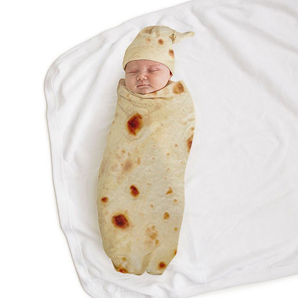 Mexican Tortilla Blanket - Corn Tortilla Throw Blanket