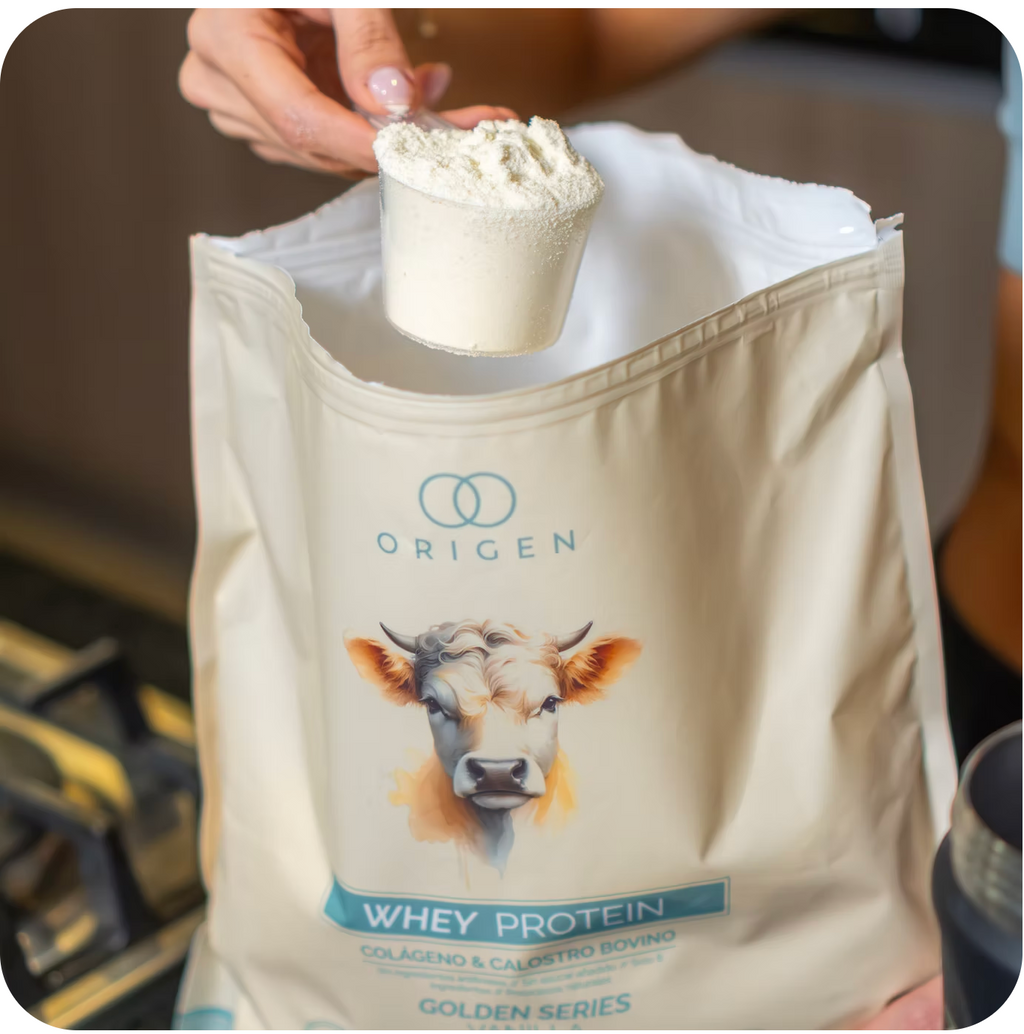 ORIGEN 1kg Whey Golden Series Vainilla + Colágeno