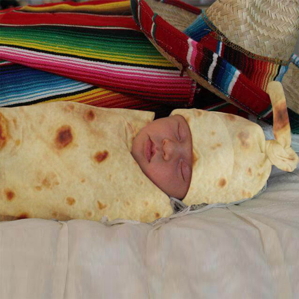 Mexican Tortilla Blanket - Corn Tortilla Throw Blanket